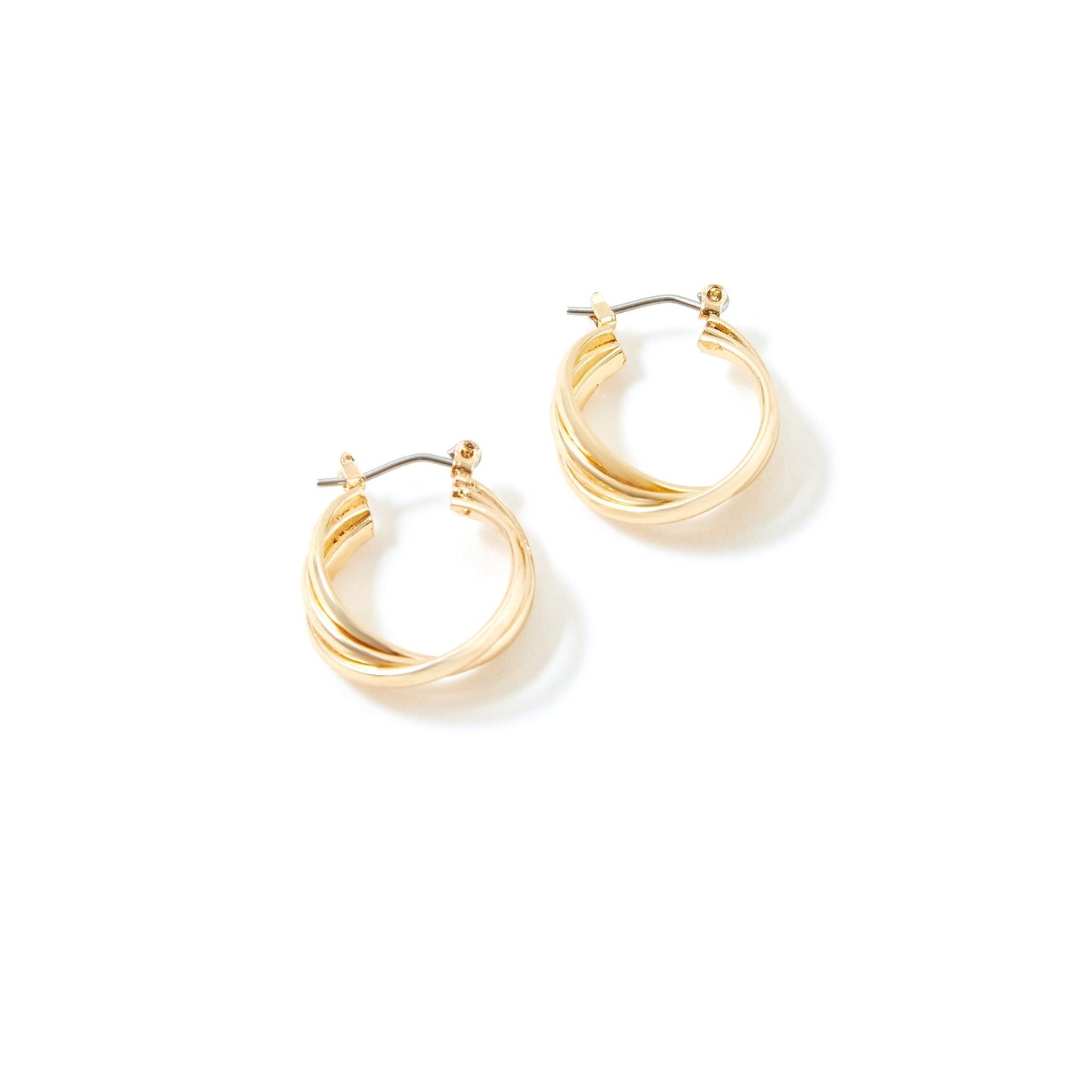 London Women's Twisted Hoop Earrings