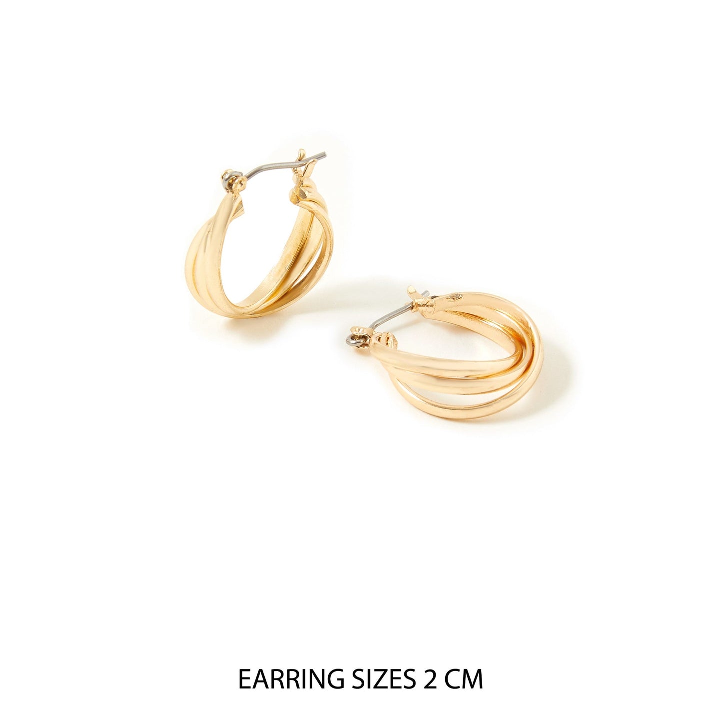 London Women's Twisted Hoop Earrings
