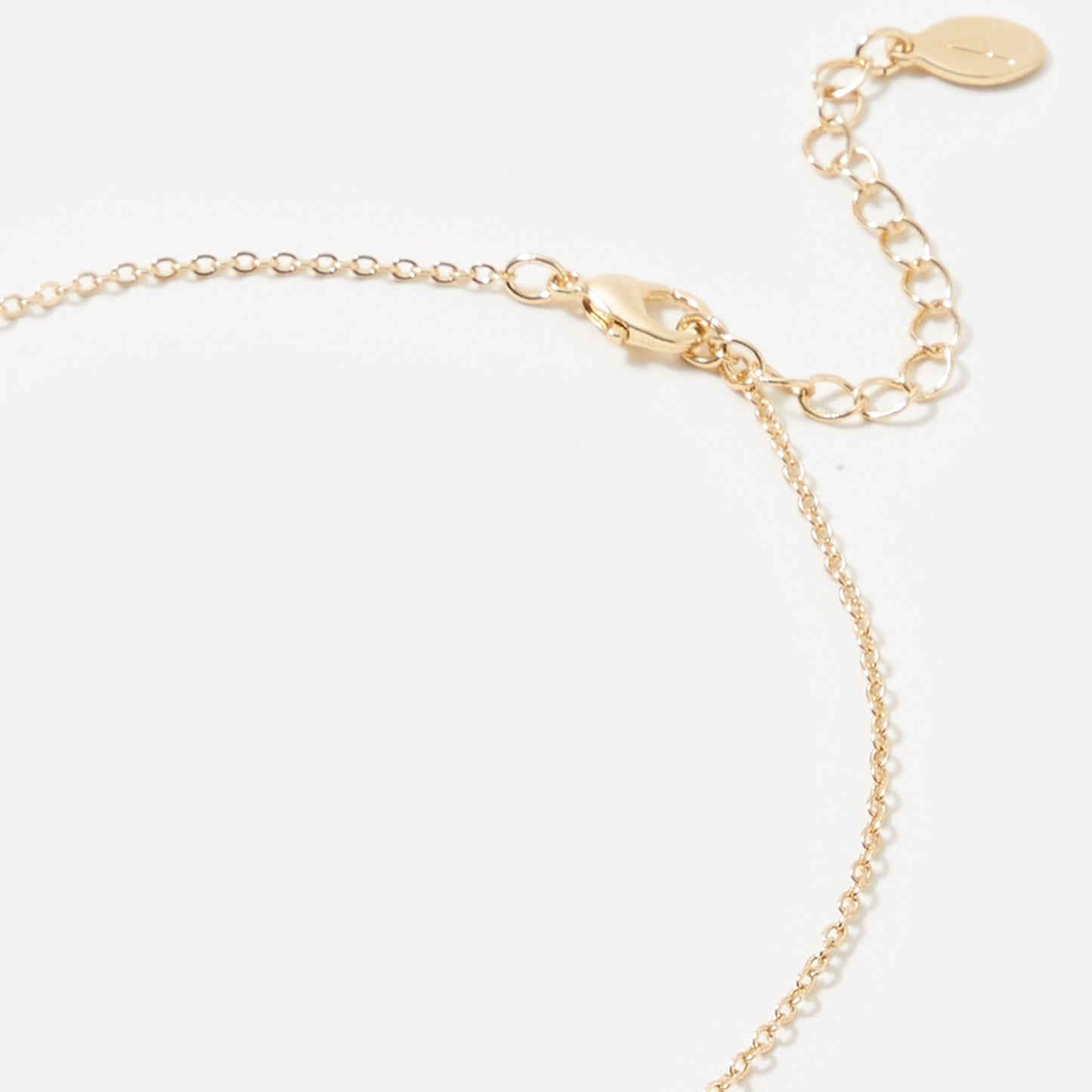 London Women's gold Star Station Necklace