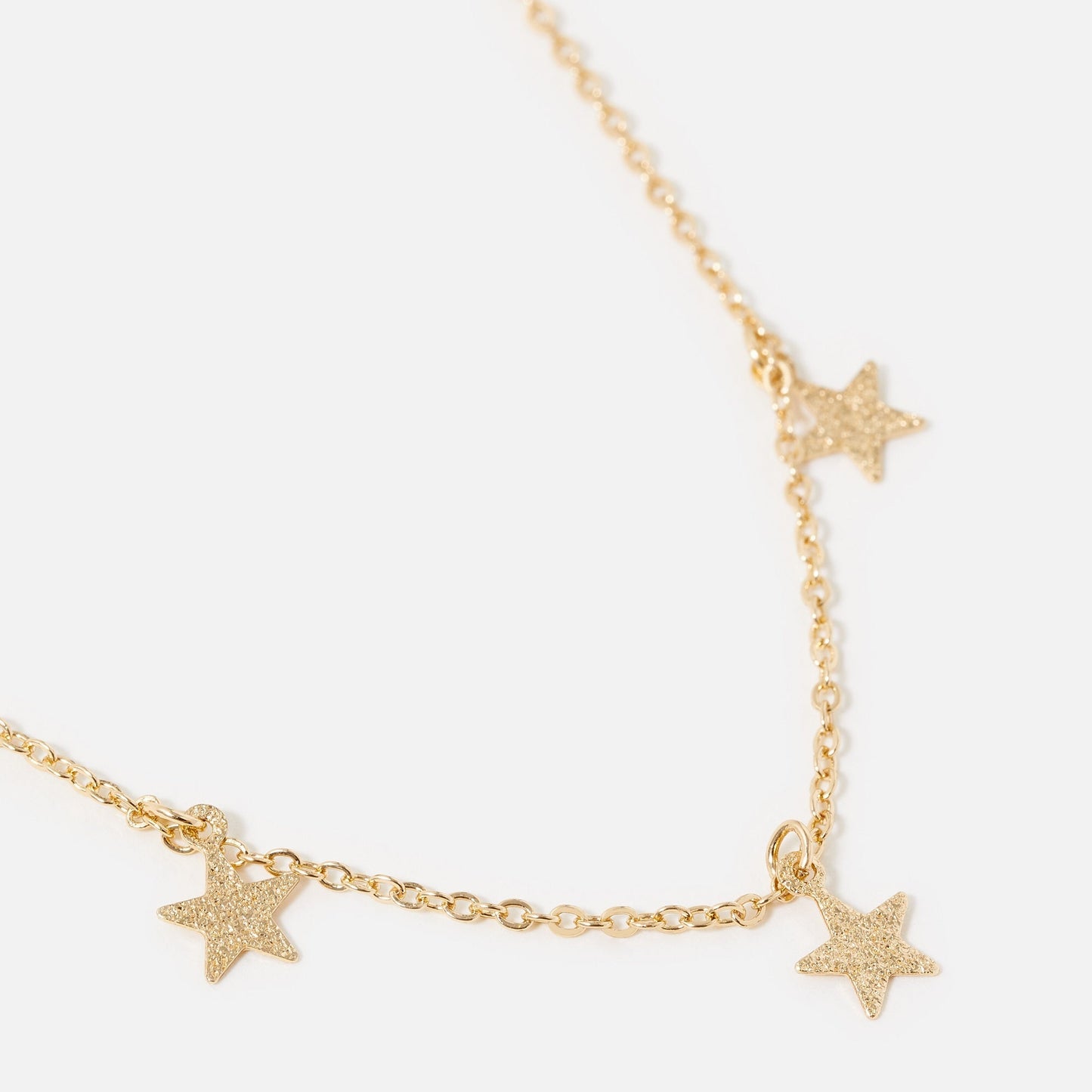 London Women's gold Star Station Necklace