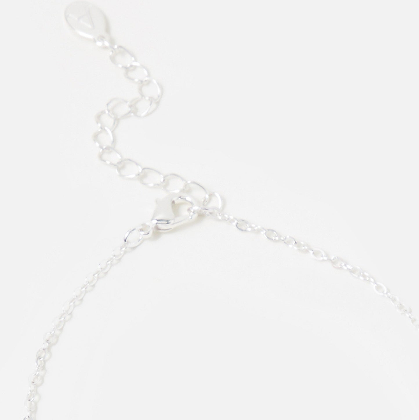 London Women's Silver Linked Circles Necklace