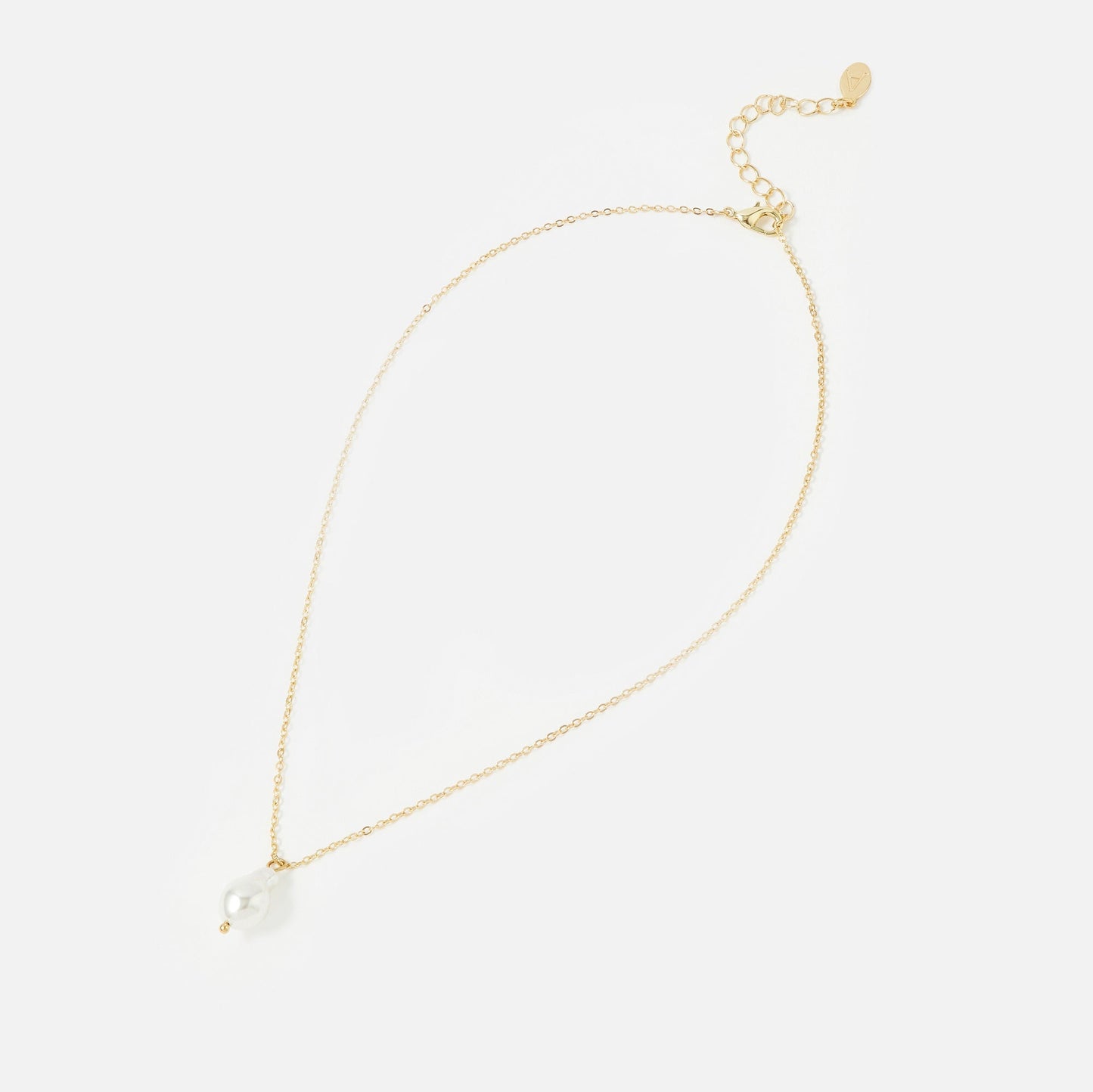 London Women's gold Single Pearl Pendant