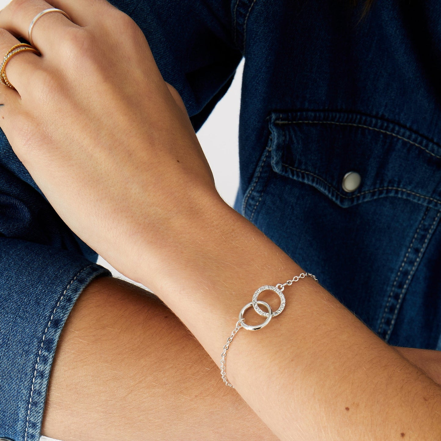 London Women's Siler Linked Circles Bracelet