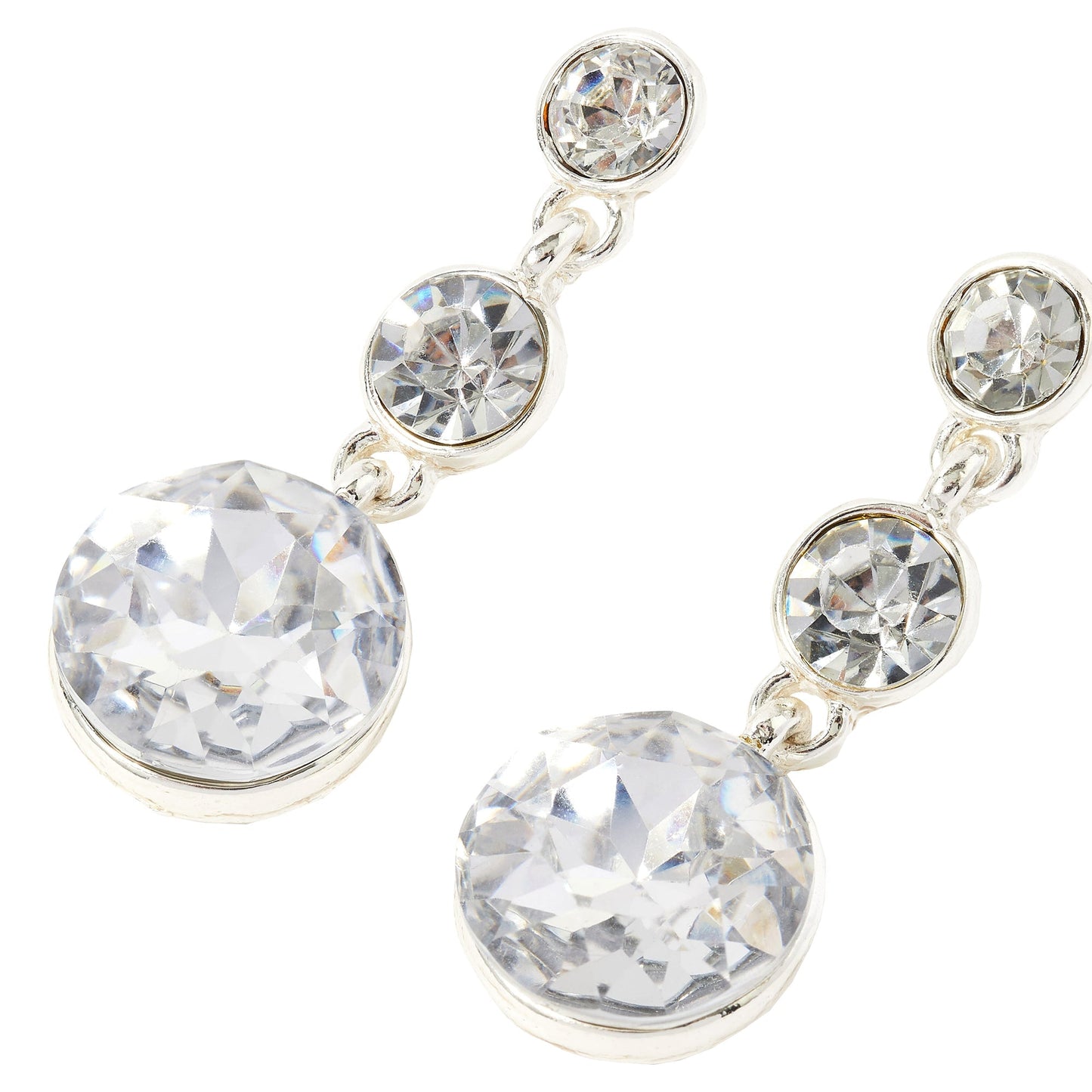 London Women's Crystal Super Classics Trpple Gm Shrt Drop Slver