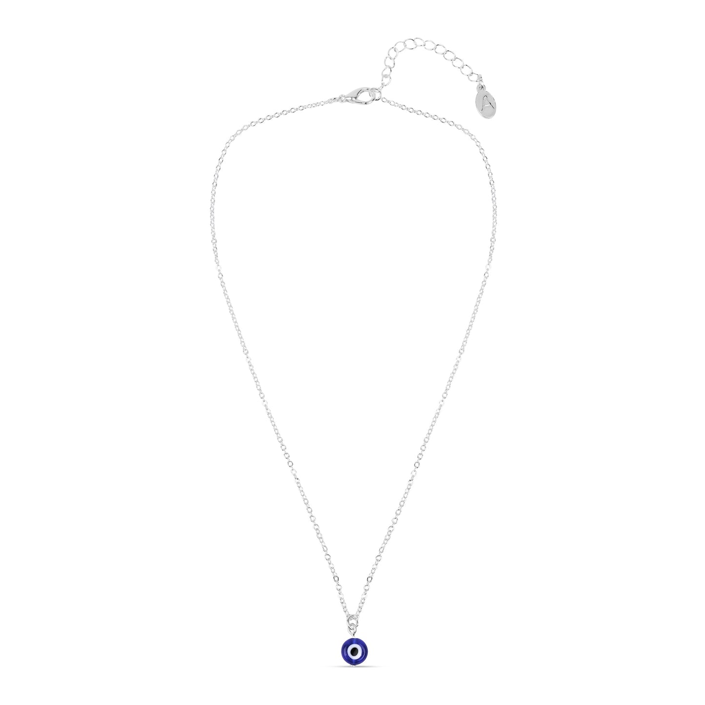 London Women's Blue Evil Eye Pendant Necklace