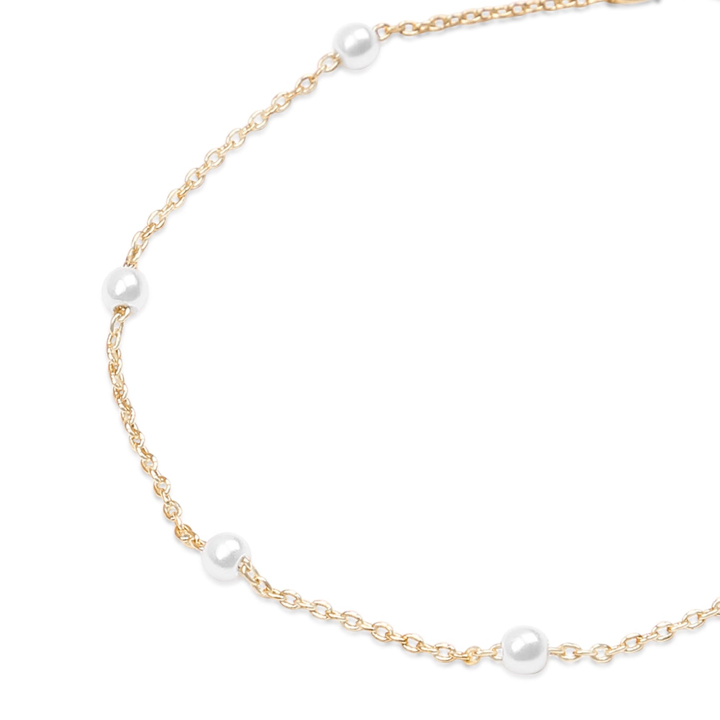 London Women's Green Pearl Bracelet