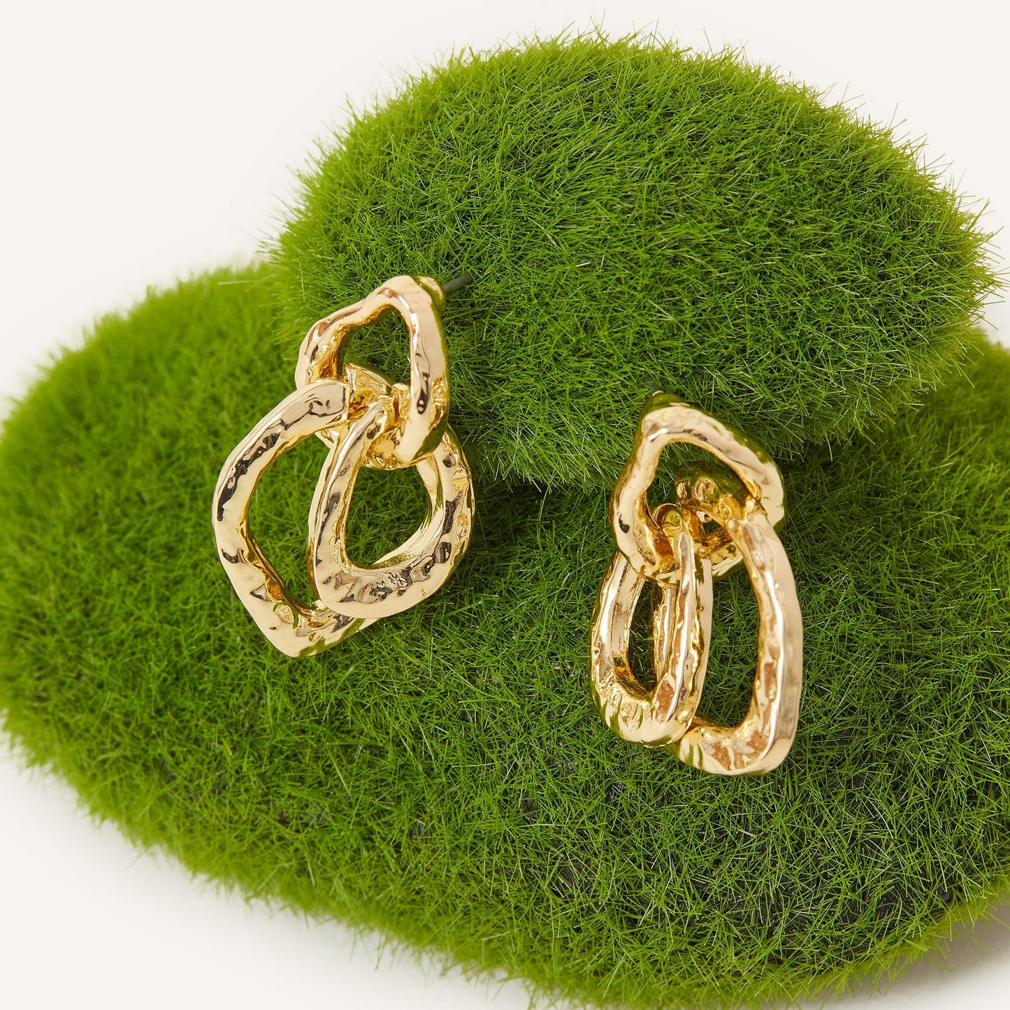 London Women's Interlocking Stud Drop Earrings