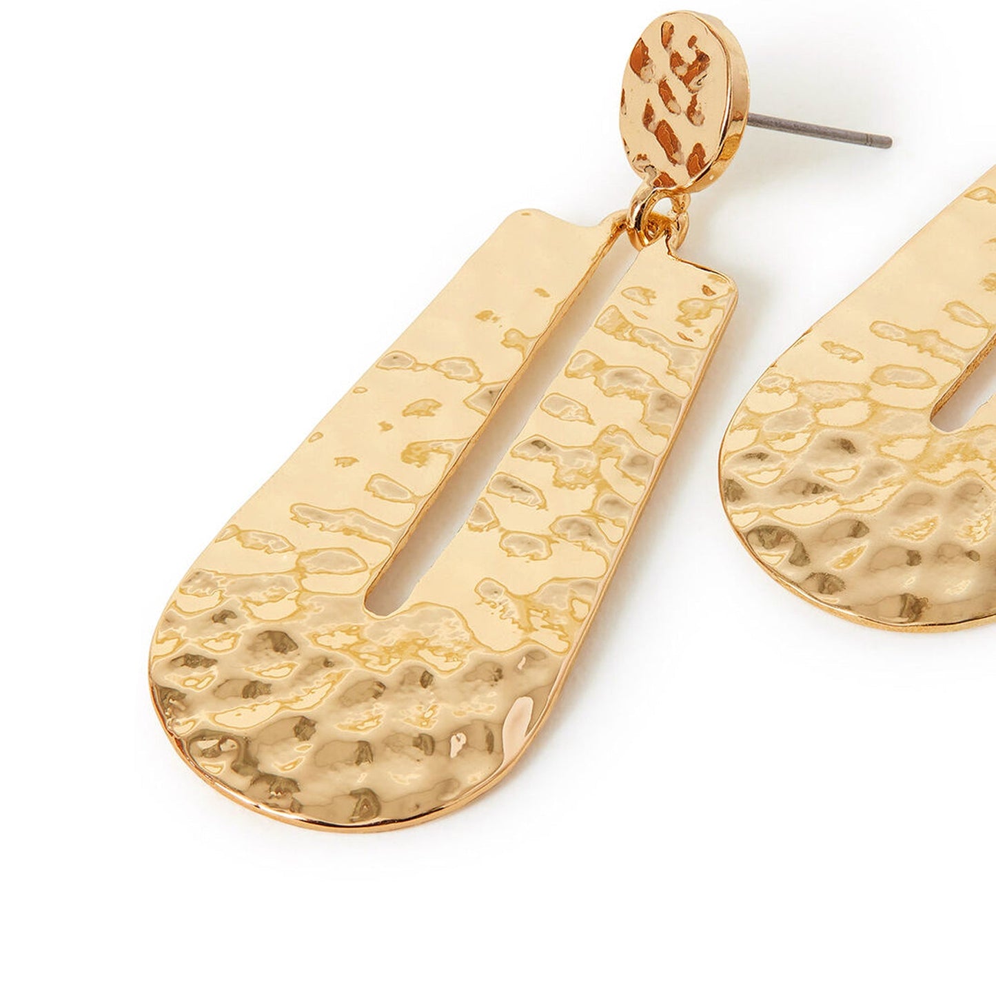 London Women's Long Door Knocker Earrings