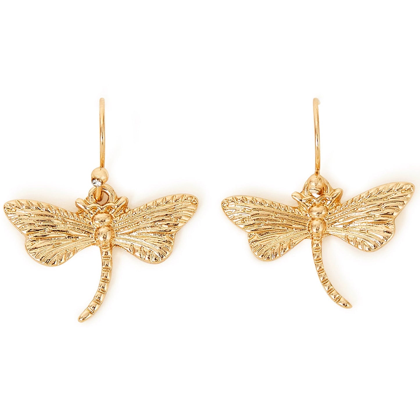 London Women's Dragonfly Short Drop Earrings