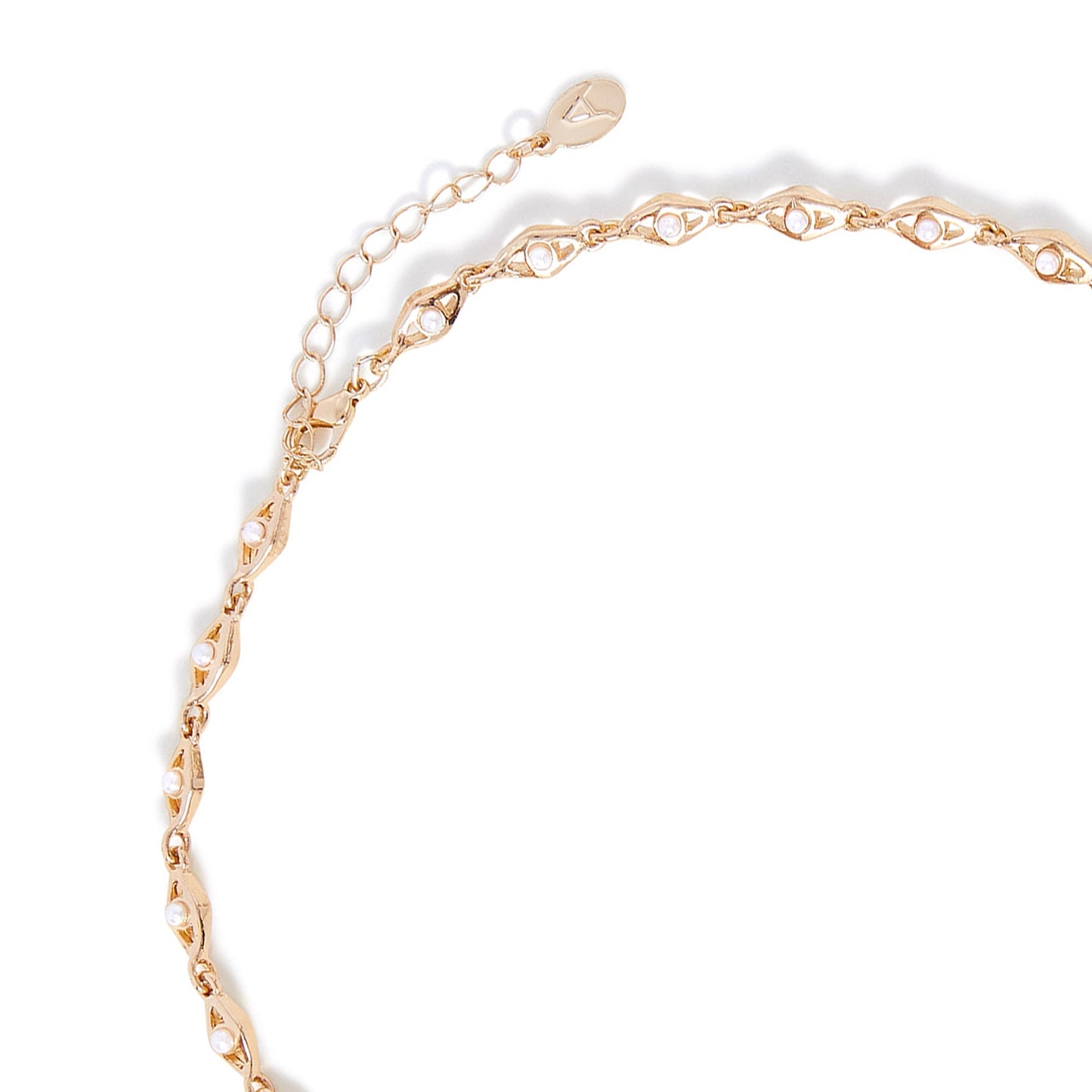 London Women's Pearl Detail Chain Necklace