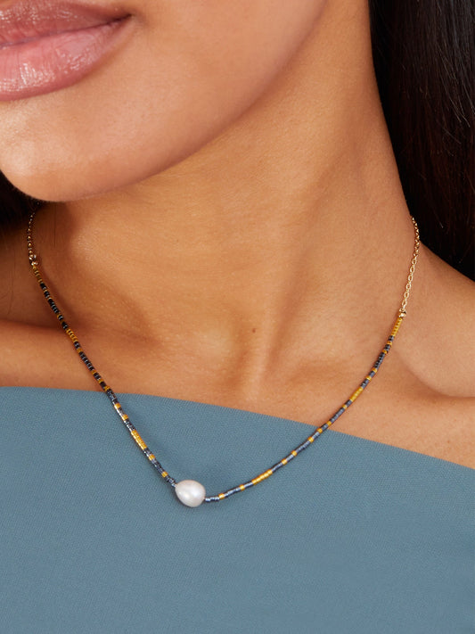 London Women's Mini Bead And Pearl Necklace