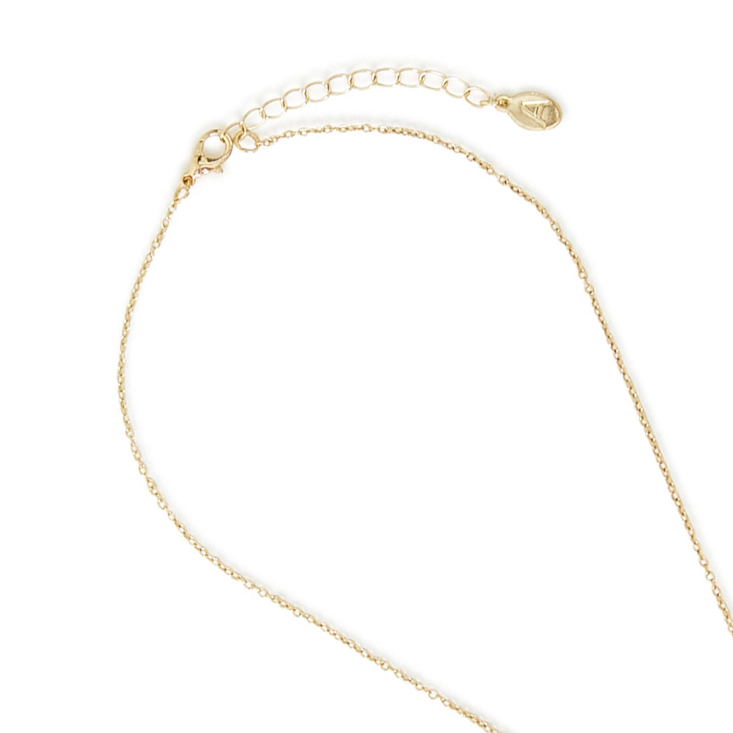 London Women's Gold Diamond Cut Out Pendant Necklace