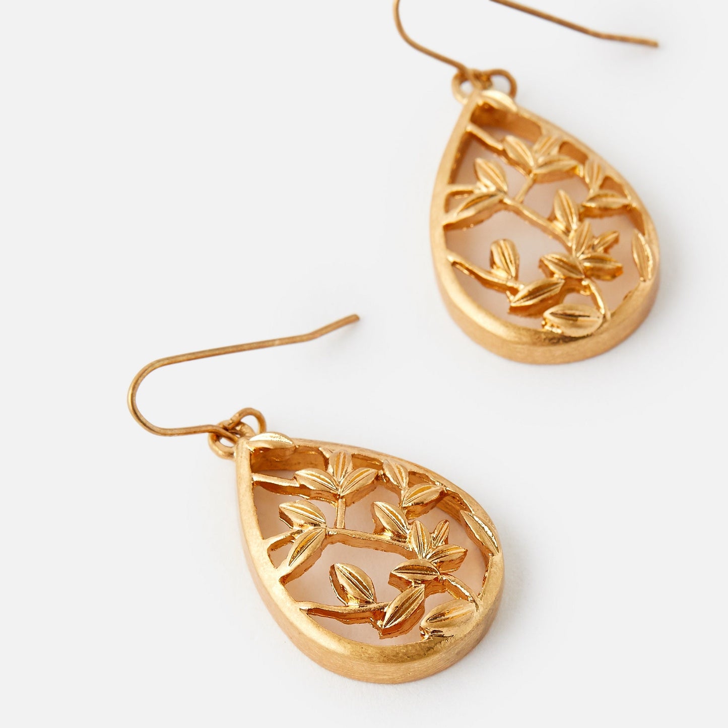 London Women's Leaf Teardrop Earring