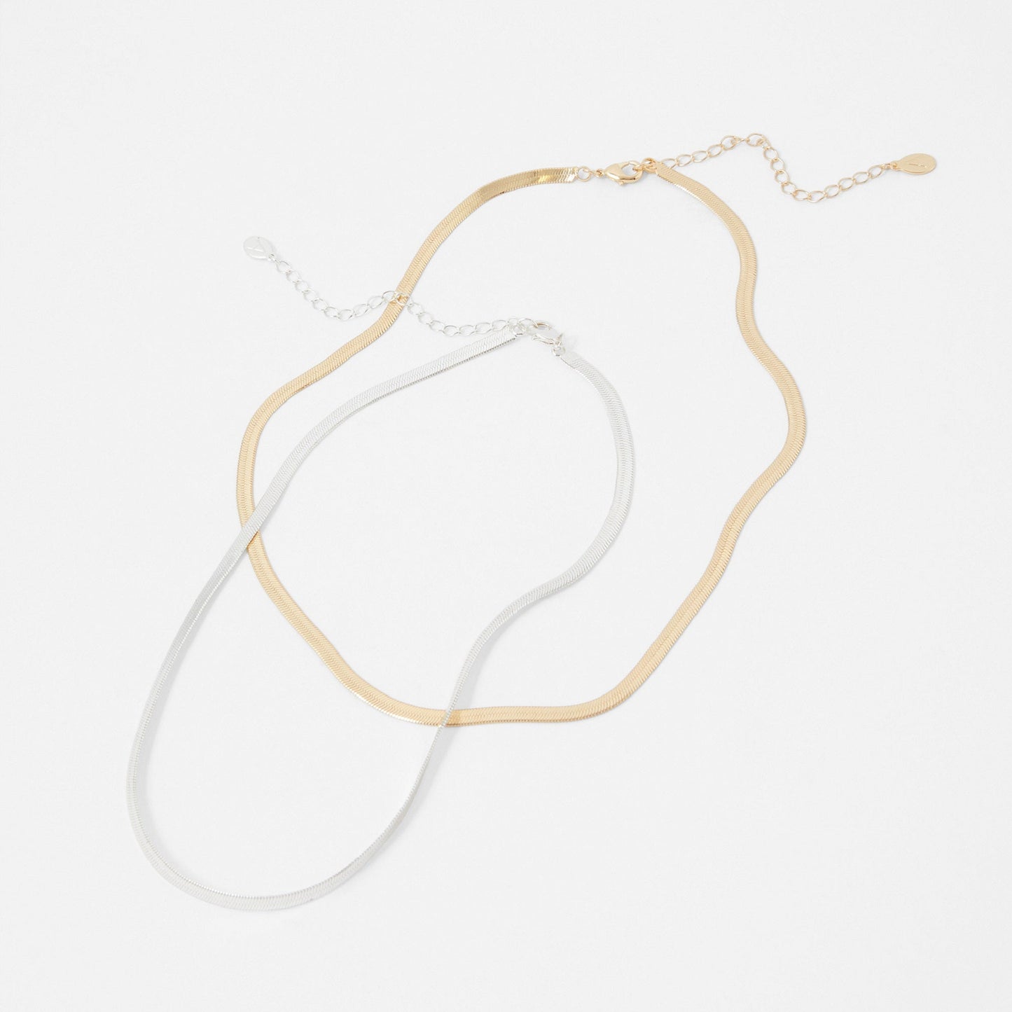 London Women's Pack Of 2 Snake Chain Necklaces