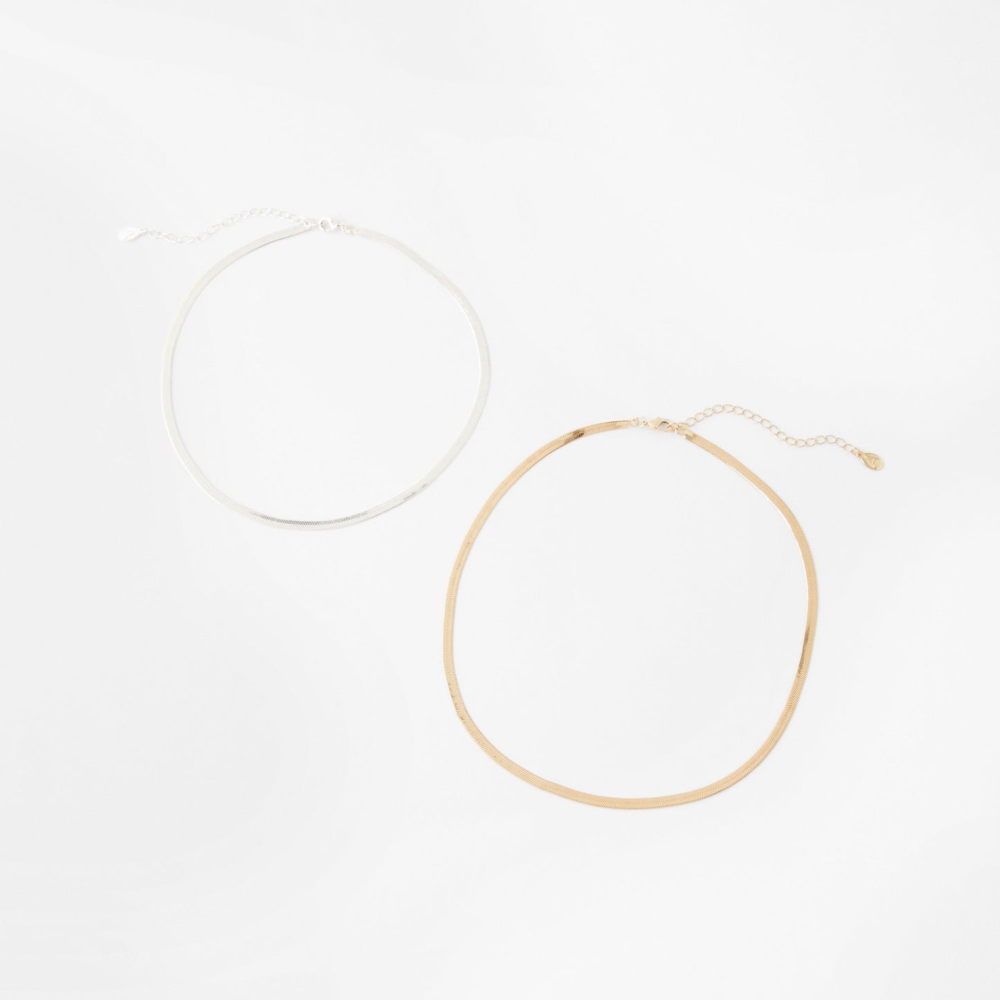 London Women's Pack Of 2 Snake Chain Necklaces