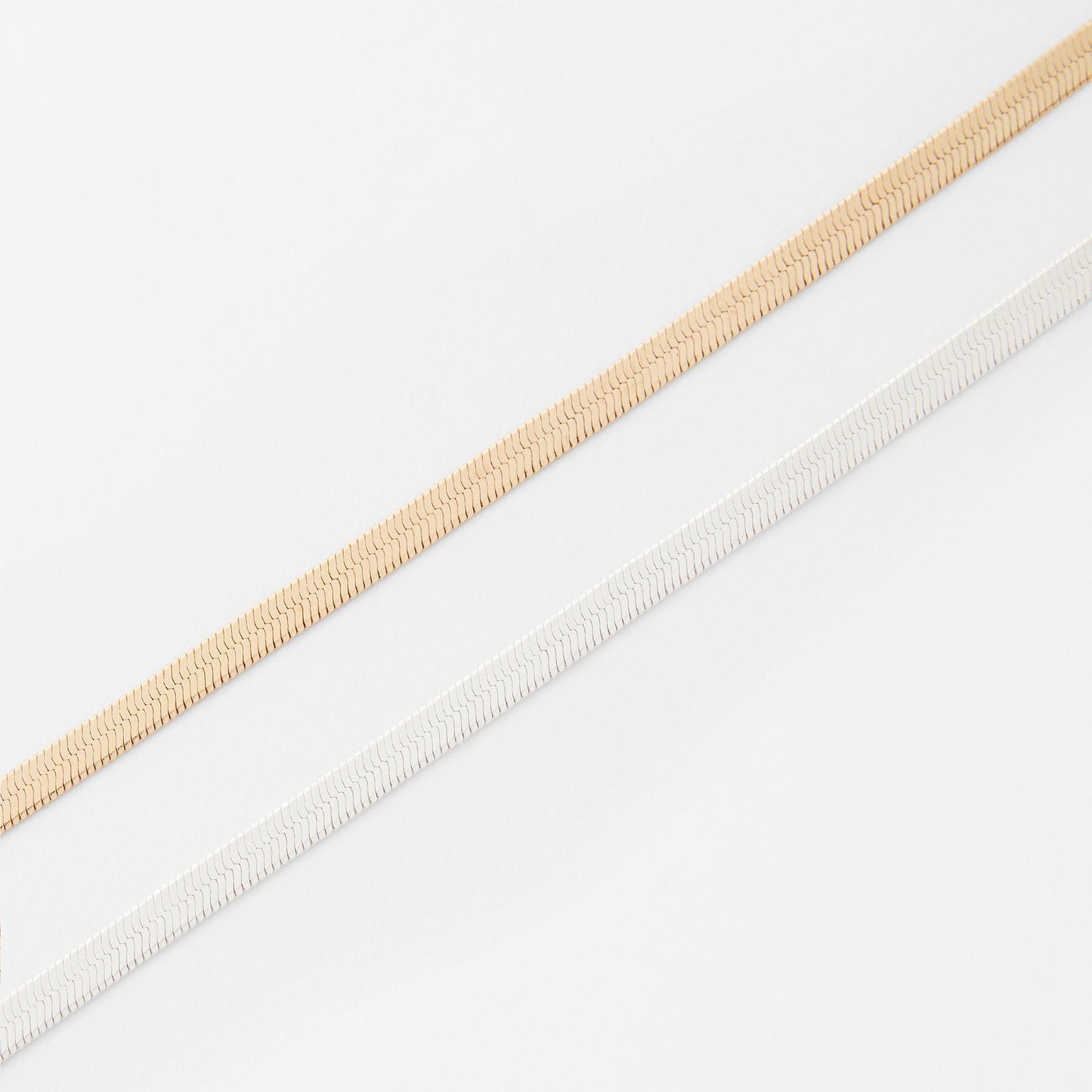 London Women's Pack Of 2 Snake Chain Necklaces