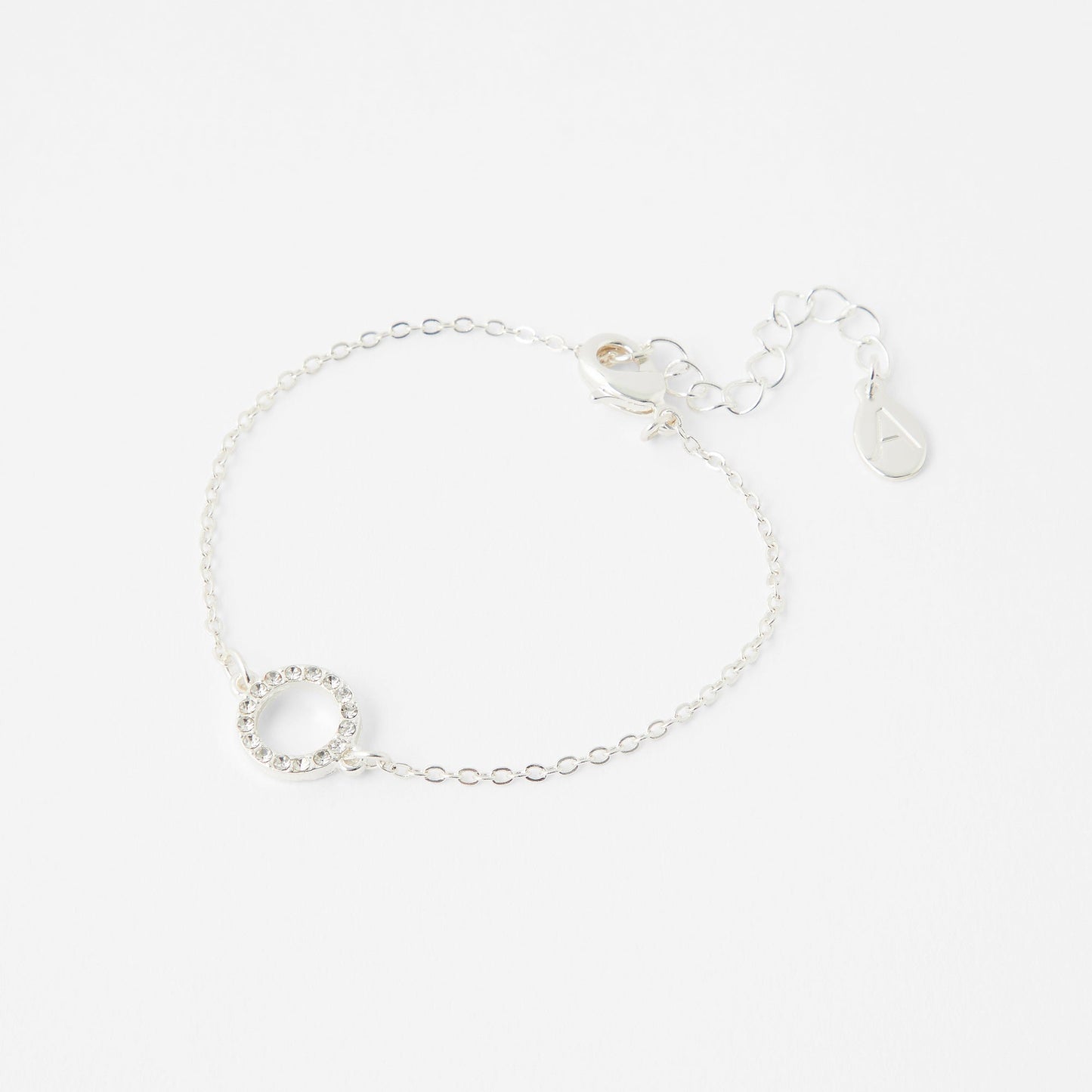 London Women's Pave Cut Out Circle Bracelet