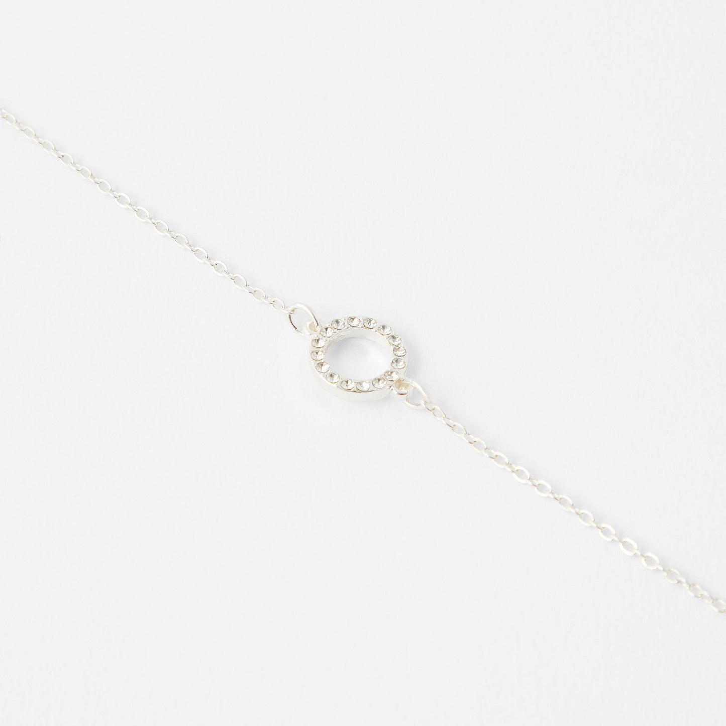 London Women's Pave Cut Out Circle Bracelet