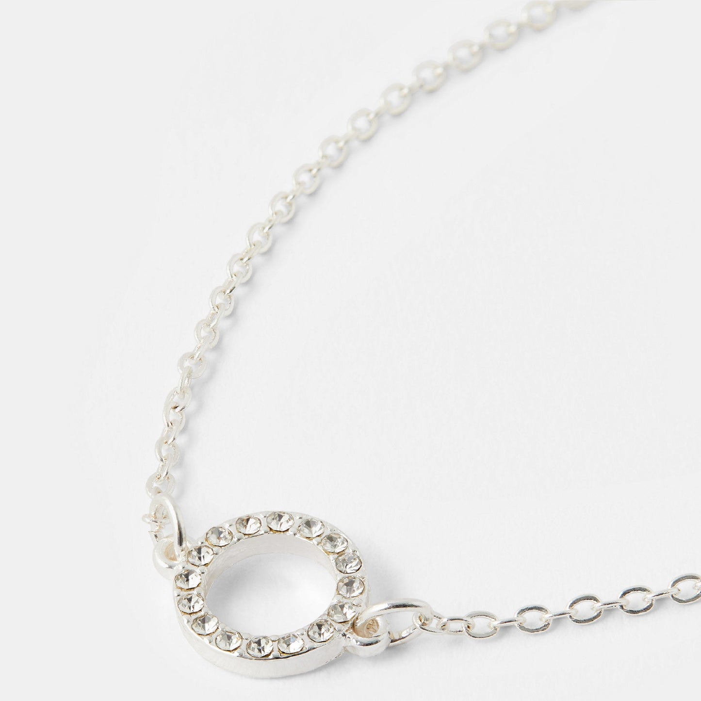 London Women's Pave Cut Out Circle Bracelet