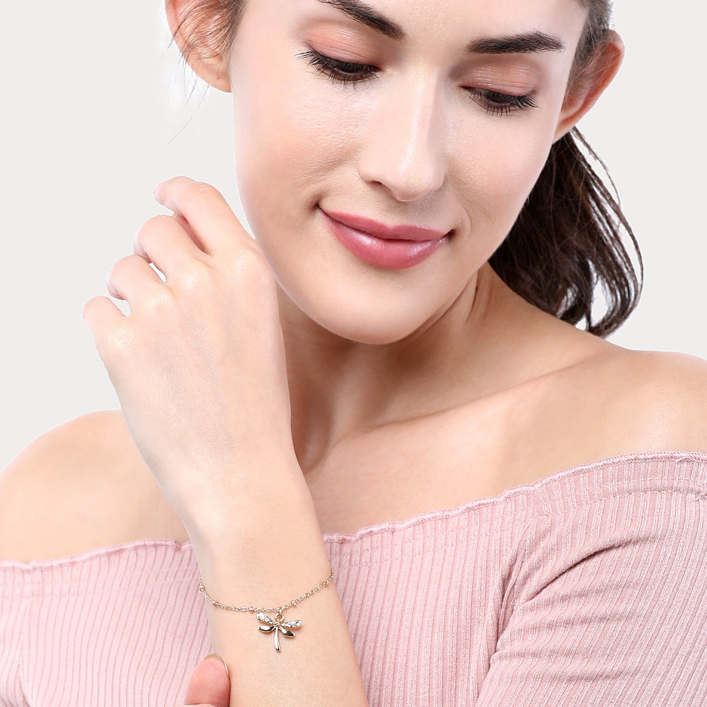 London Women's Dragonfly Clasp Bracelet