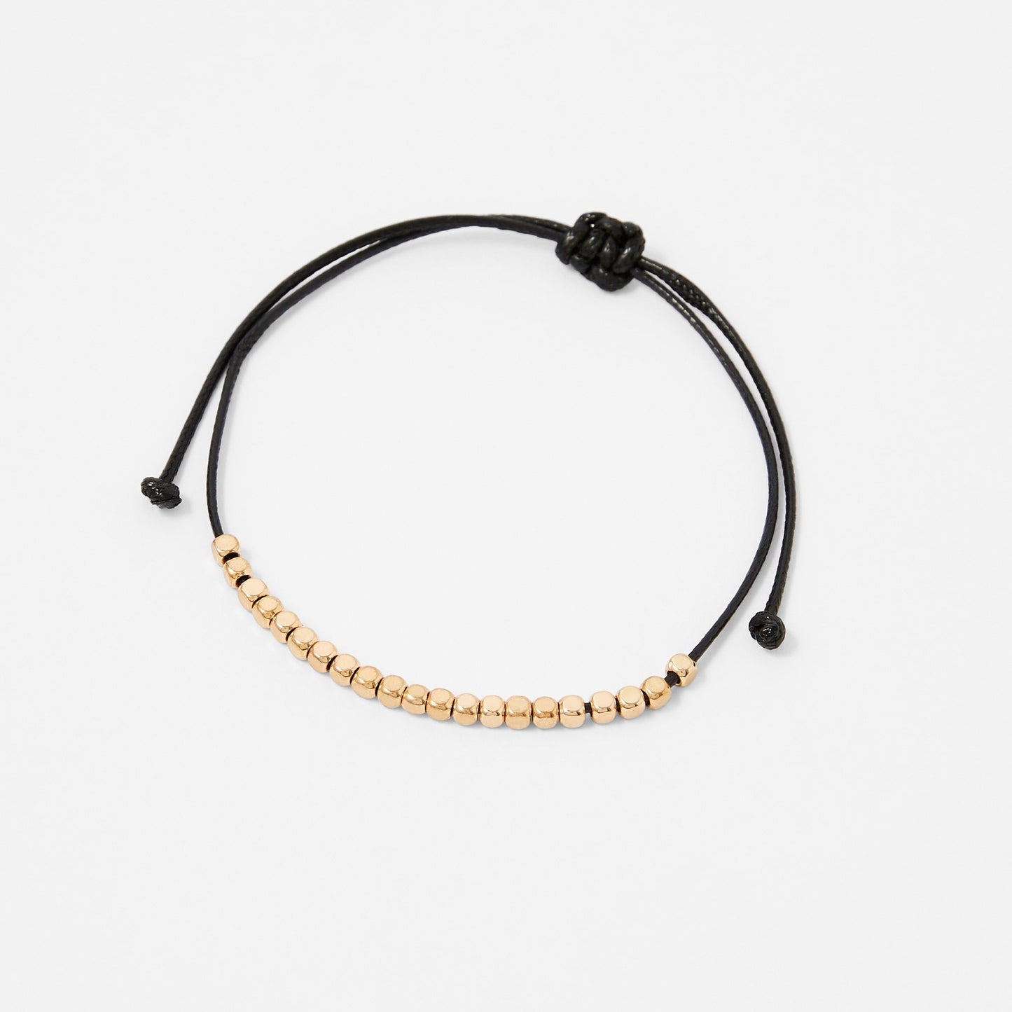 London Gold Beads Friendship Bracelet