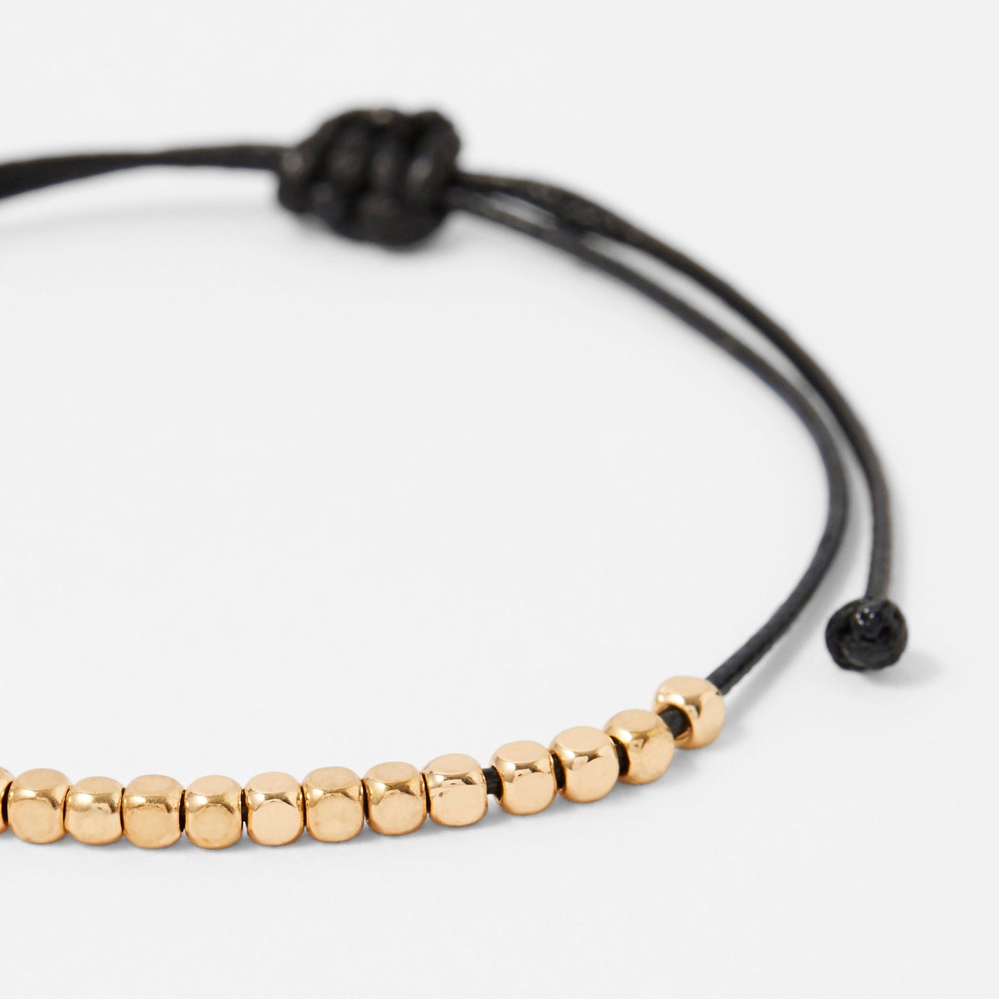 London Gold Beads Friendship Bracelet