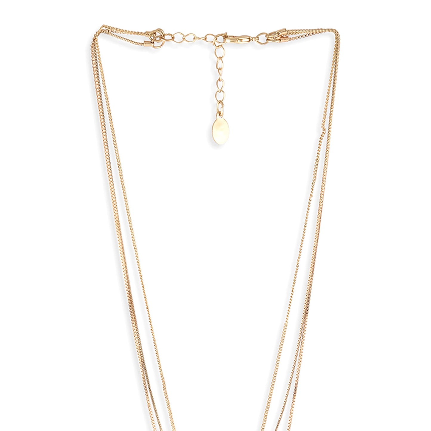 London Women'S Simple Discs Layered Necklace
