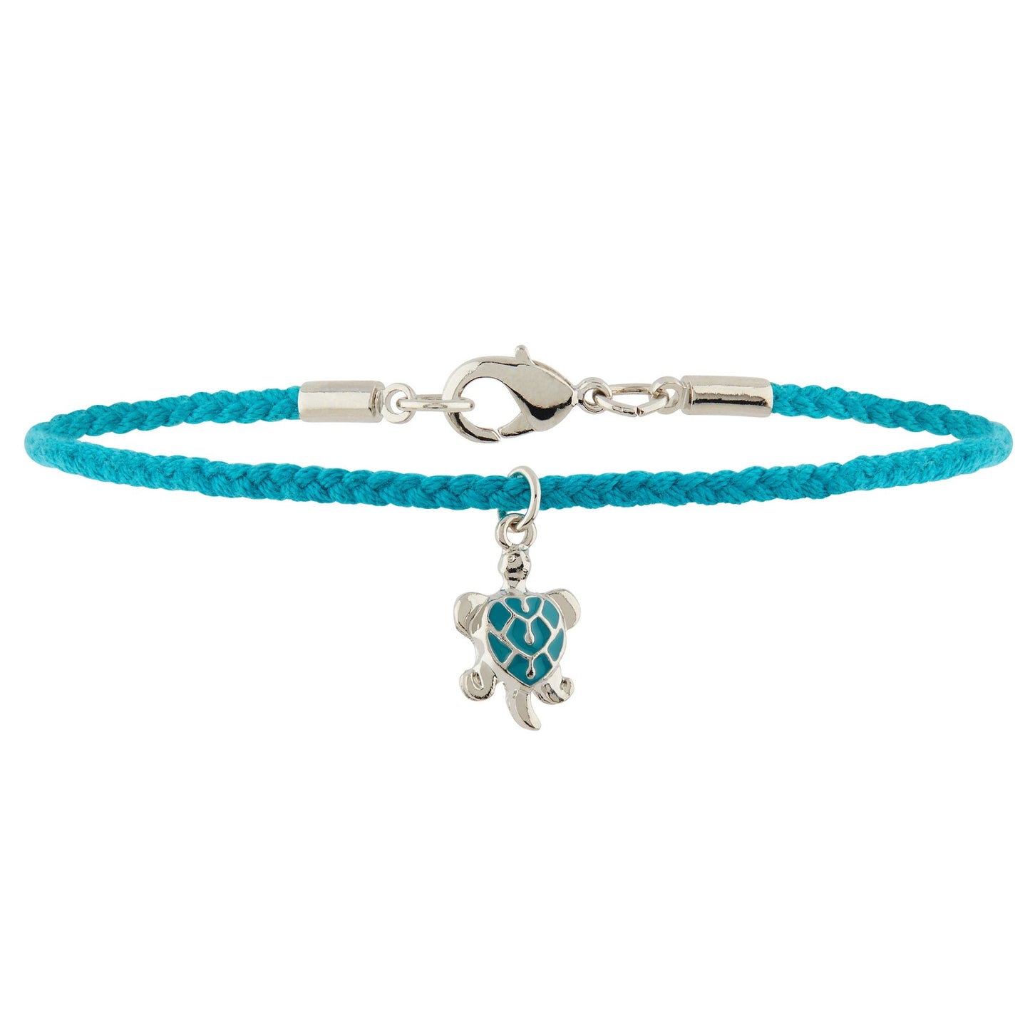 London Women'S Blue Tammy Turtle Charm Anklet