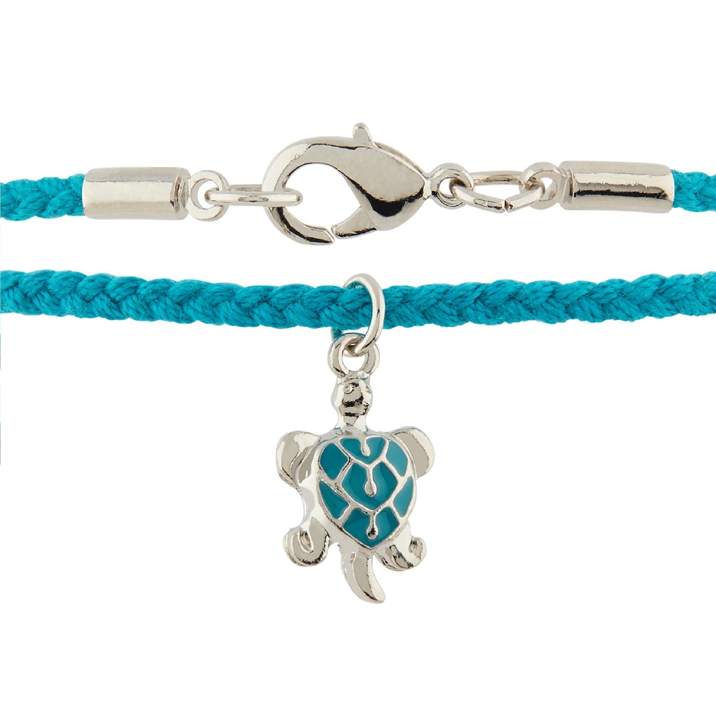 London Women'S Blue Tammy Turtle Charm Anklet