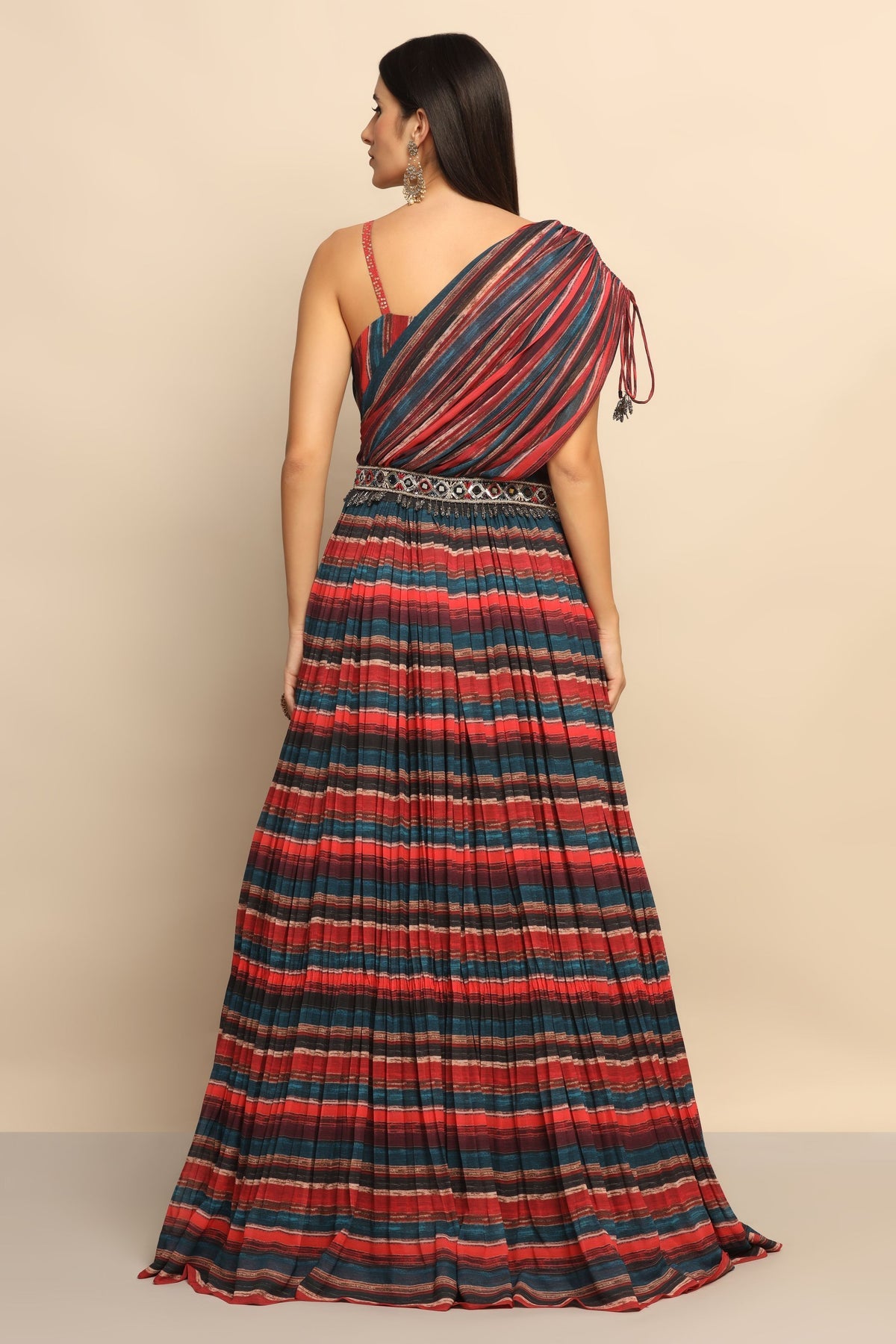 Enchante Mirror Sequins Silk Blend Dress