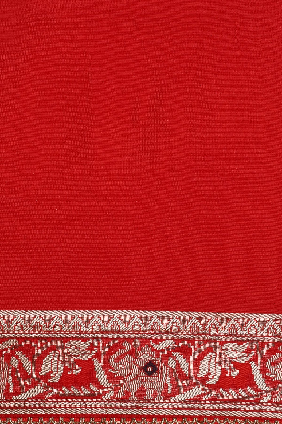 Exquisite Mosaic Blue Saree with Geometric & Elephant Motif, Sequins, and Zari Embroidery