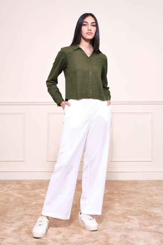 Rachelle Linen Blend Shirt