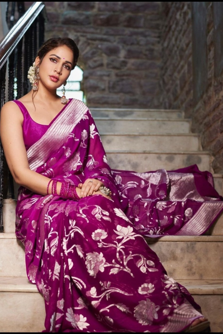 Banarasi Lichi Silk Saree  Pavitra (SAREE)