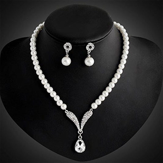 Alloy Silver White, Silver Jewel Set