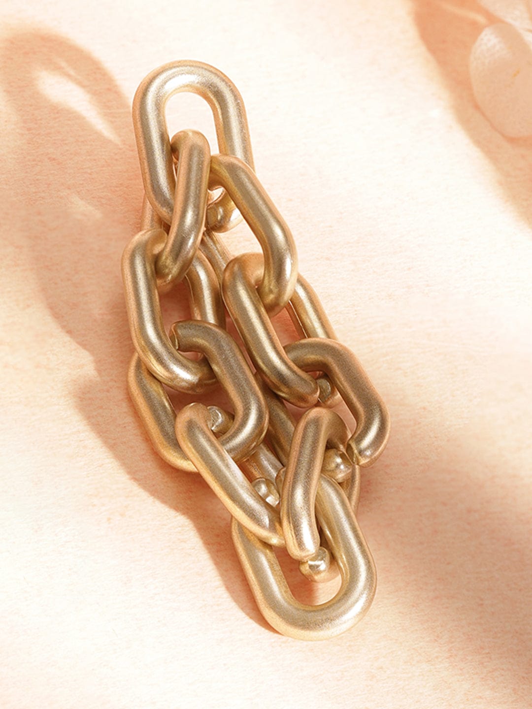 TOKYO TALKIES X Gold-Toned Geometric Drop Earrings