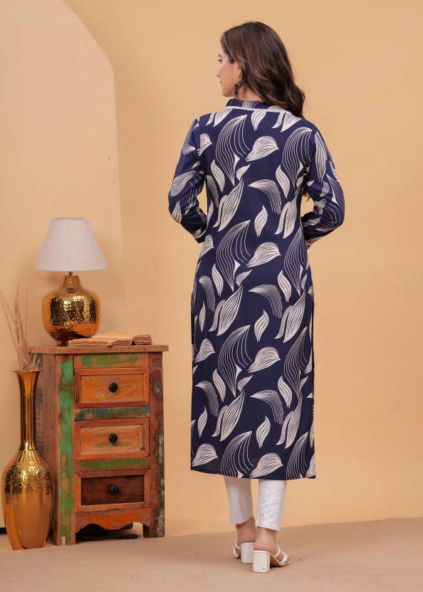 Women Colorblock Viscose Rayon Straight Kurta